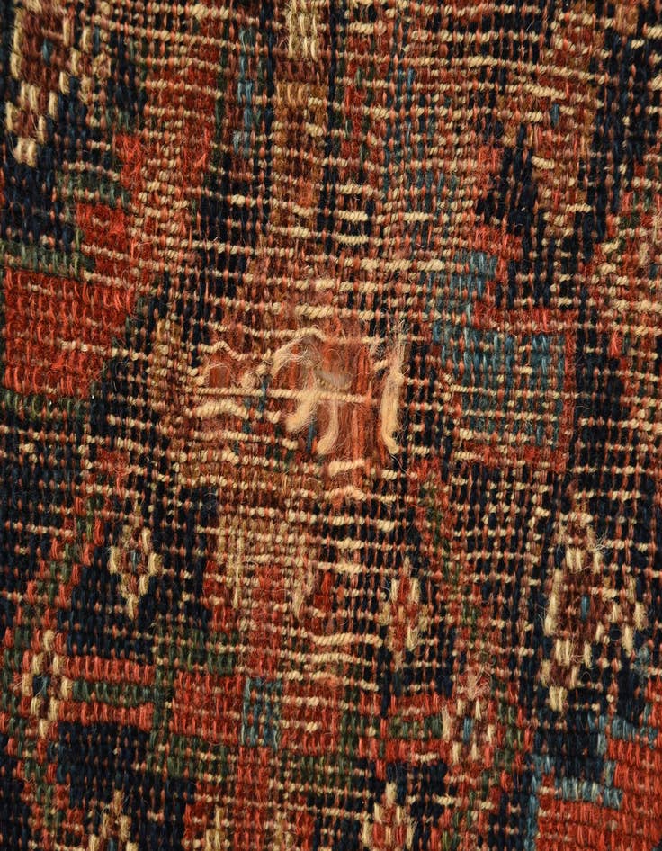 Detail image of  4' 3 x 5' 7  Hand Knotted Malayer Persian Wool Rug