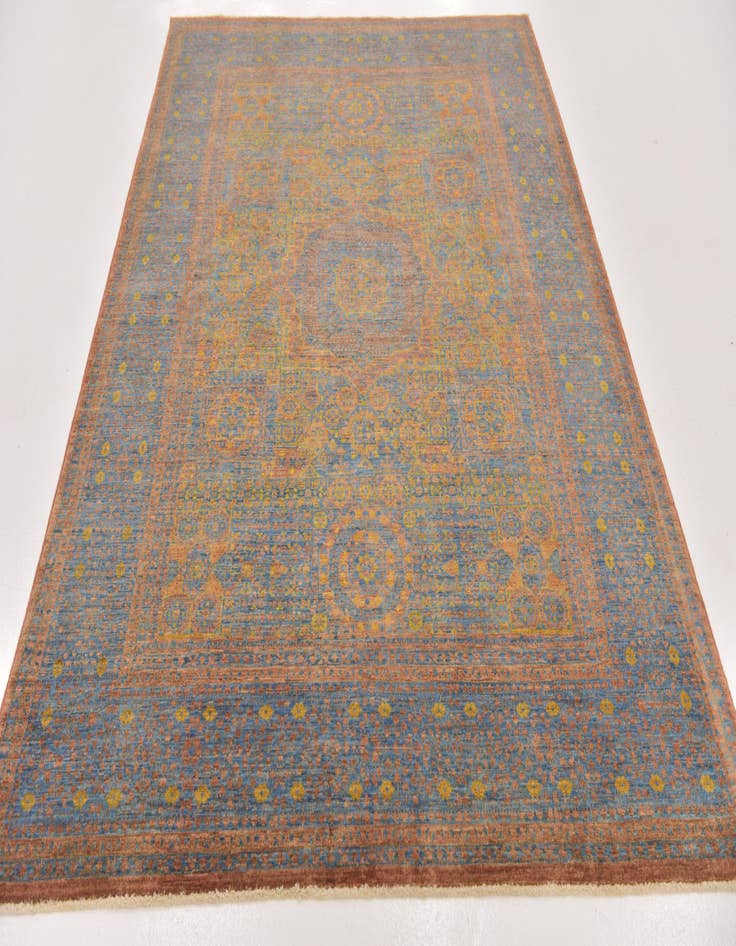 Detail image of  5' 7 x 7' 9  Hand Knotted Mamluk Ziegler Oriental Rug