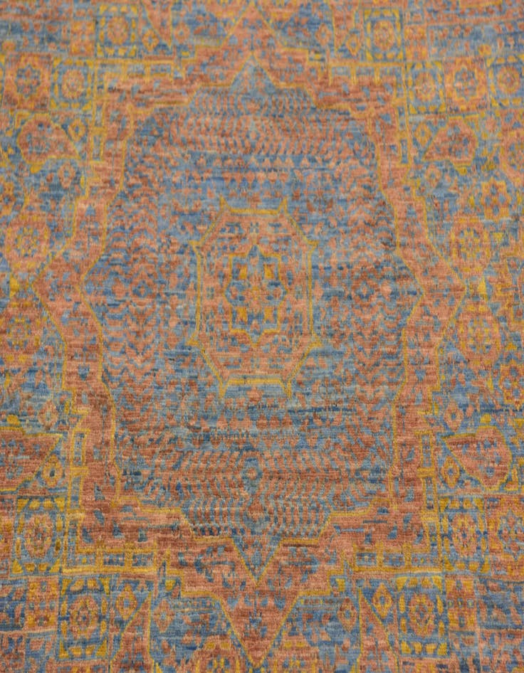 Detail image of  5' 7 x 7' 9  Hand Knotted Mamluk Ziegler Oriental Rug
