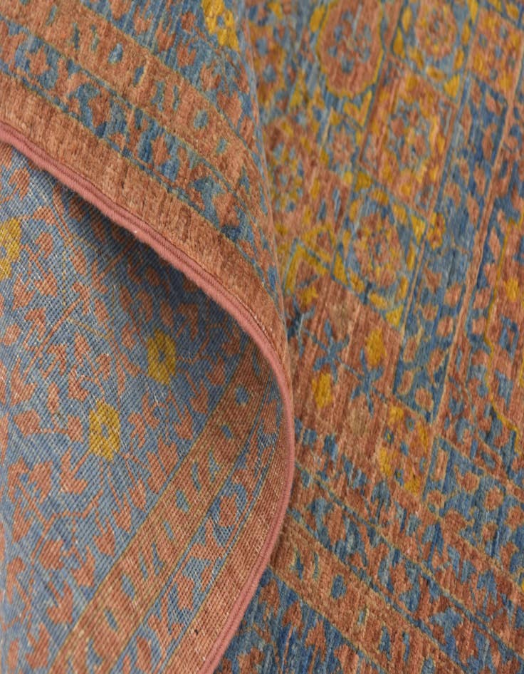 Detail image of  5' 7 x 7' 9  Hand Knotted Mamluk Ziegler Oriental Rug