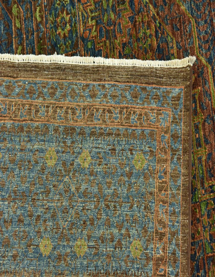 Detail image of  6' 10 x 9' 9  Hand Knotted Mamluk Ziegler Rug