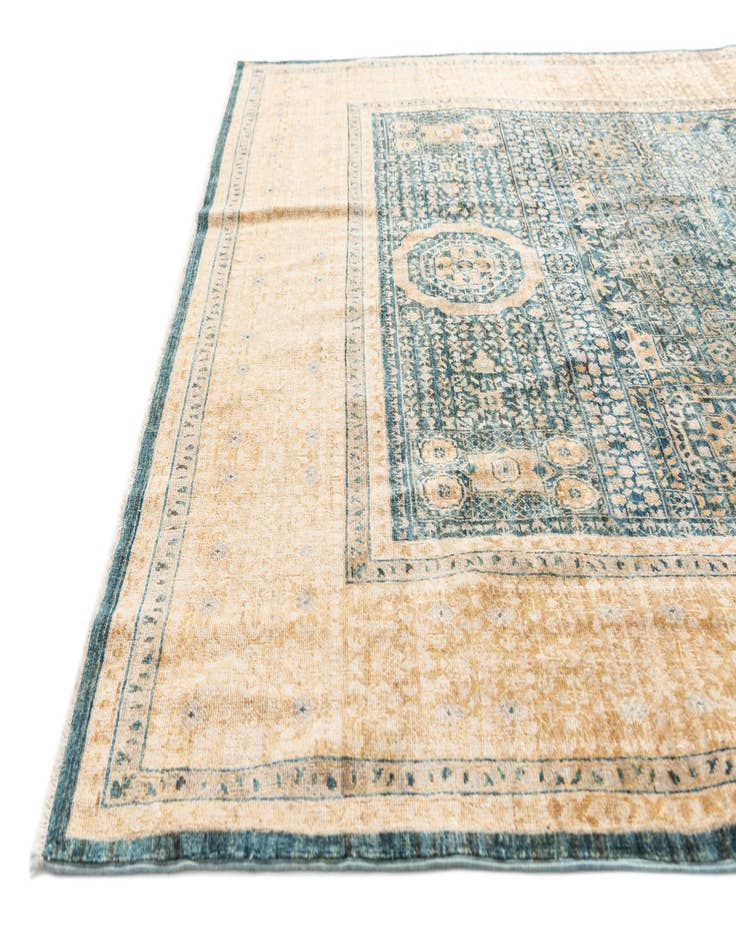 Detail image of  5' 10 x 8' 7  Hand Knotted Mamluk Ziegler Oriental Rug