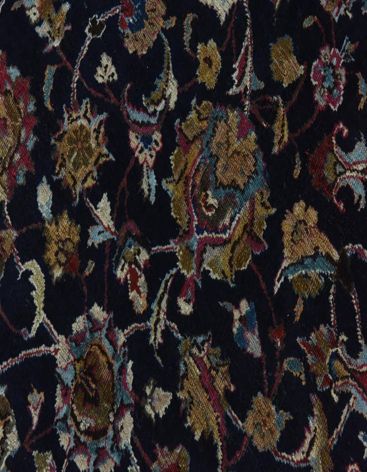 Detail image of  9' 10 x 12' 8  Hand Knotted Mashad Persian Wool Rug