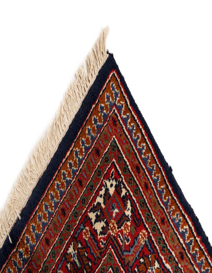 Detail image of  7' 6 x 10' 4  Hand Knotted Maymeh Wool Rug