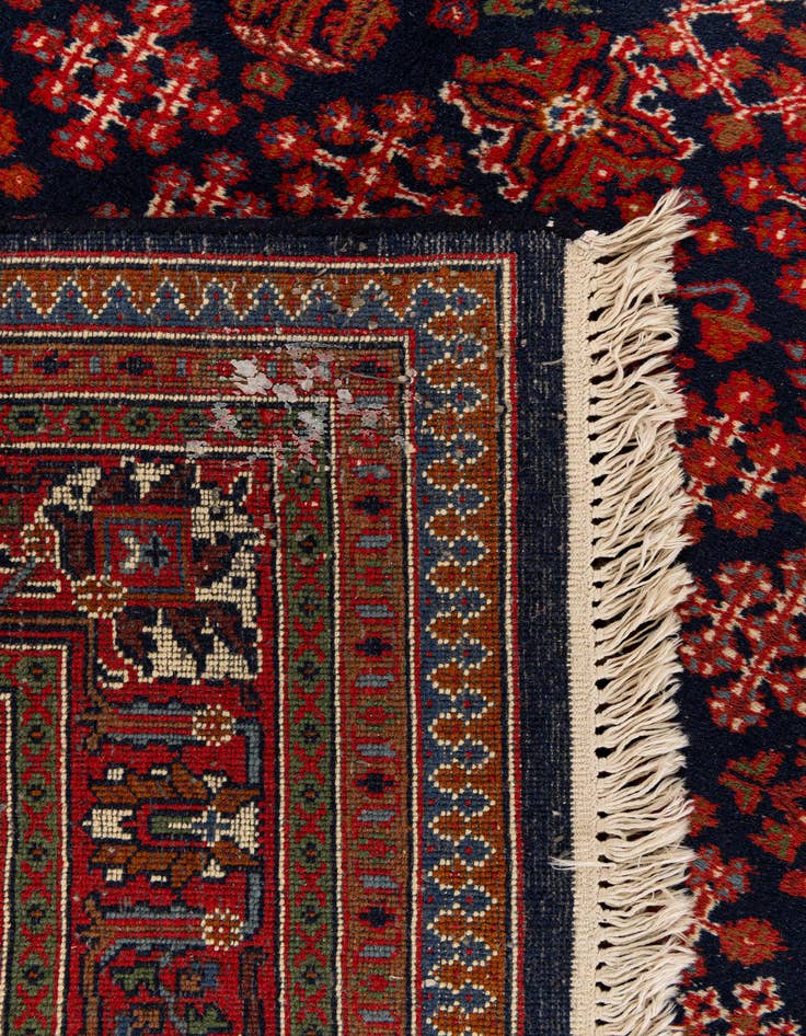 Detail image of  7' 6 x 10' 4  Hand Knotted Maymeh Wool Rug