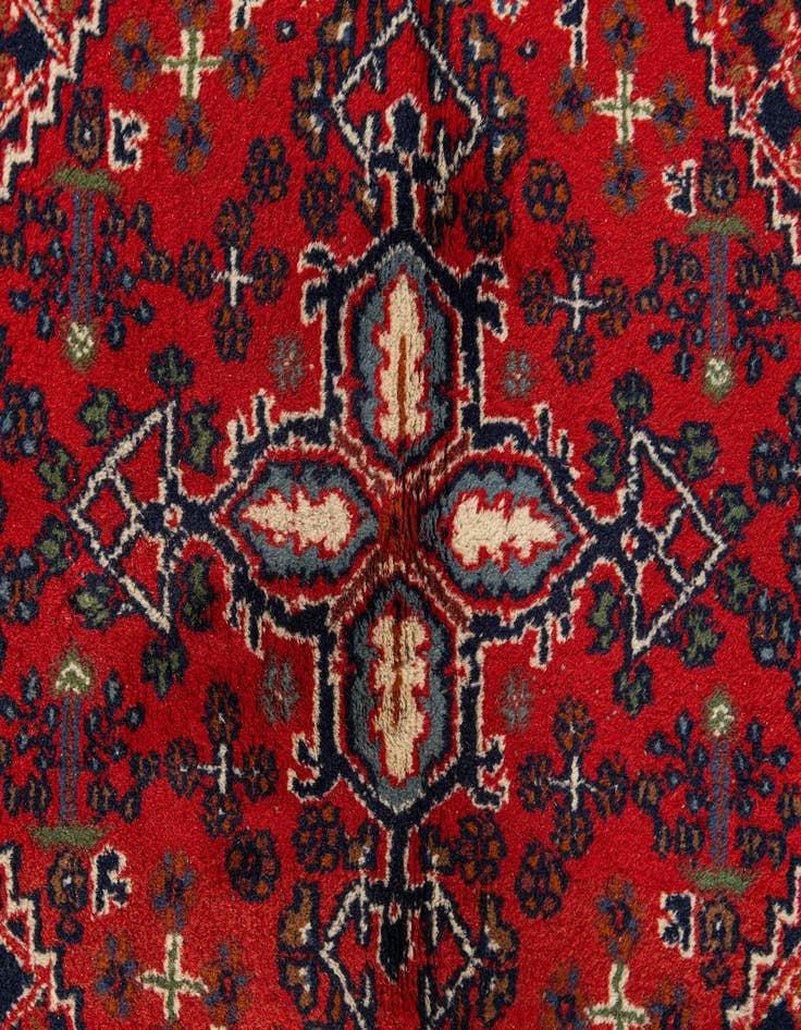 Detail image of  7' 6 x 10' 4  Hand Knotted Maymeh Wool Rug