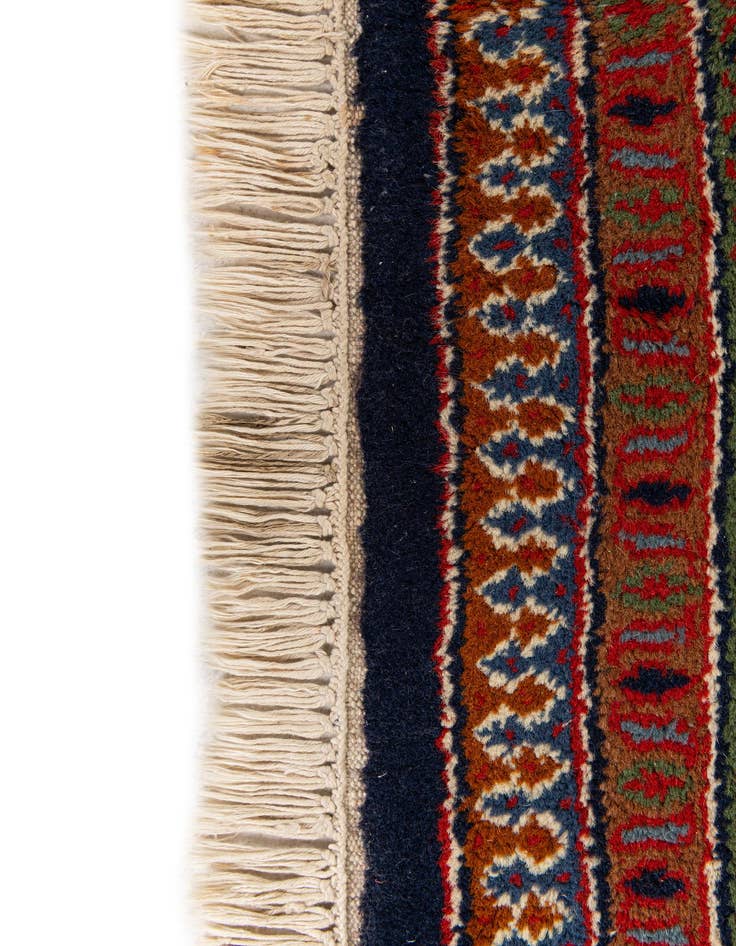 Detail image of  7' 6 x 10' 4  Hand Knotted Maymeh Wool Rug