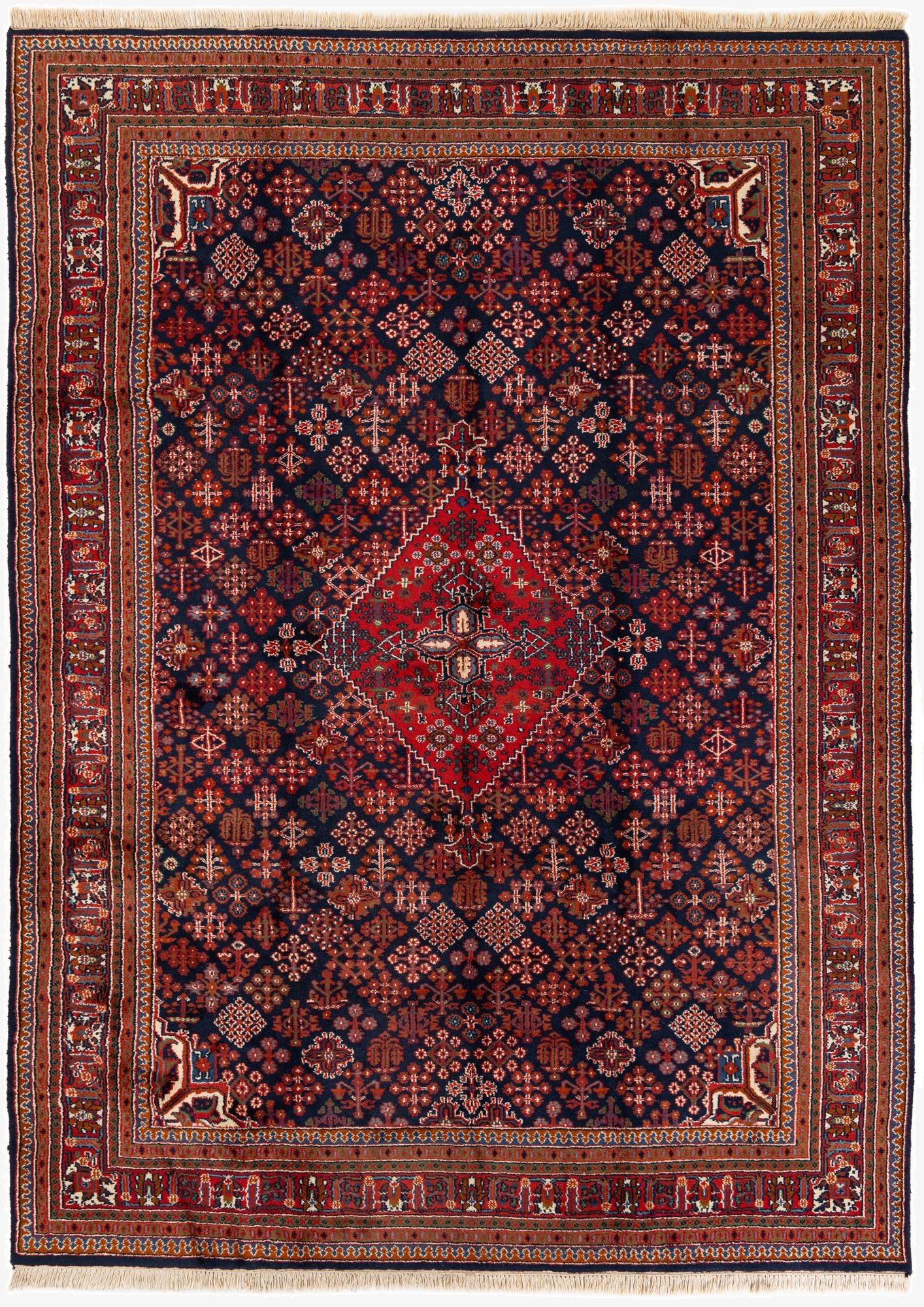  7' 6 x 10' 4  Hand Knotted Maymeh Wool Rug