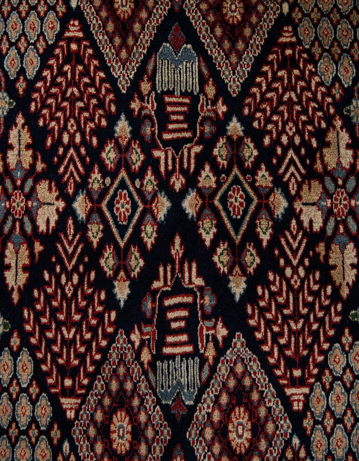 Detail image of  6' 7 x 9' 7  Hand Knotted Meimeh Oriental Wool Rug