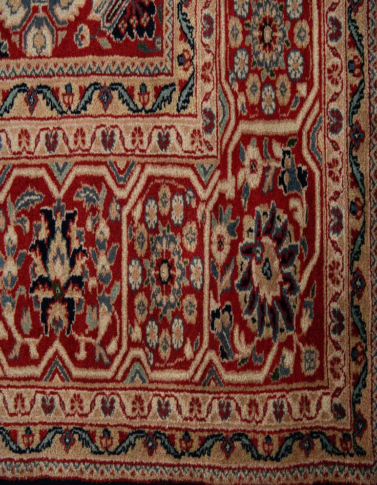 Detail image of  6' 7 x 9' 7  Hand Knotted Meimeh Oriental Wool Rug