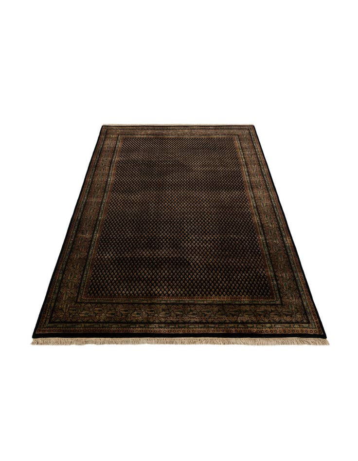 Detail image of  6' 3 x 9' 1  Hand Knotted Mir Oriental Wool Rug