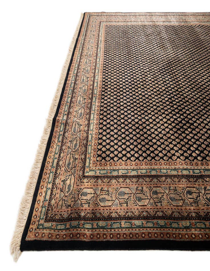 Detail image of  6' 3 x 9' 1  Hand Knotted Mir Oriental Wool Rug