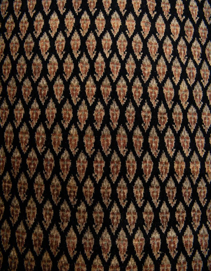 Detail image of  6' 3 x 9' 1  Hand Knotted Mir Oriental Wool Rug