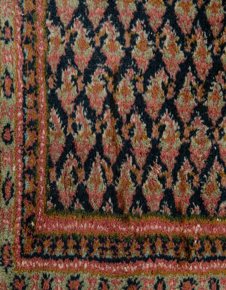 Detail image of  5' 8 x 7' 11  Hand Knotted Mir Wool Rug