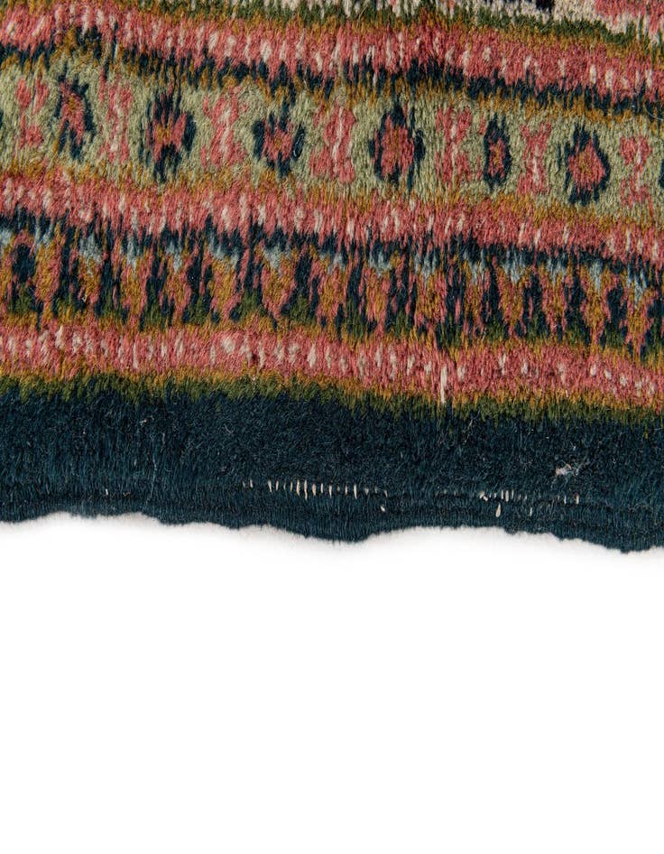 Detail image of  5' 8 x 7' 11  Hand Knotted Mir Wool Rug
