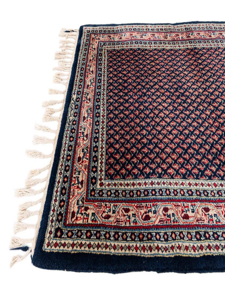 Detail image of  3' 9 x 5' 5  Hand Knotted Mir Wool Rug