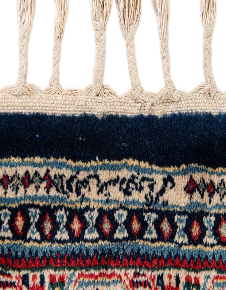 Detail image of  3' 9 x 5' 5  Hand Knotted Mir Wool Rug