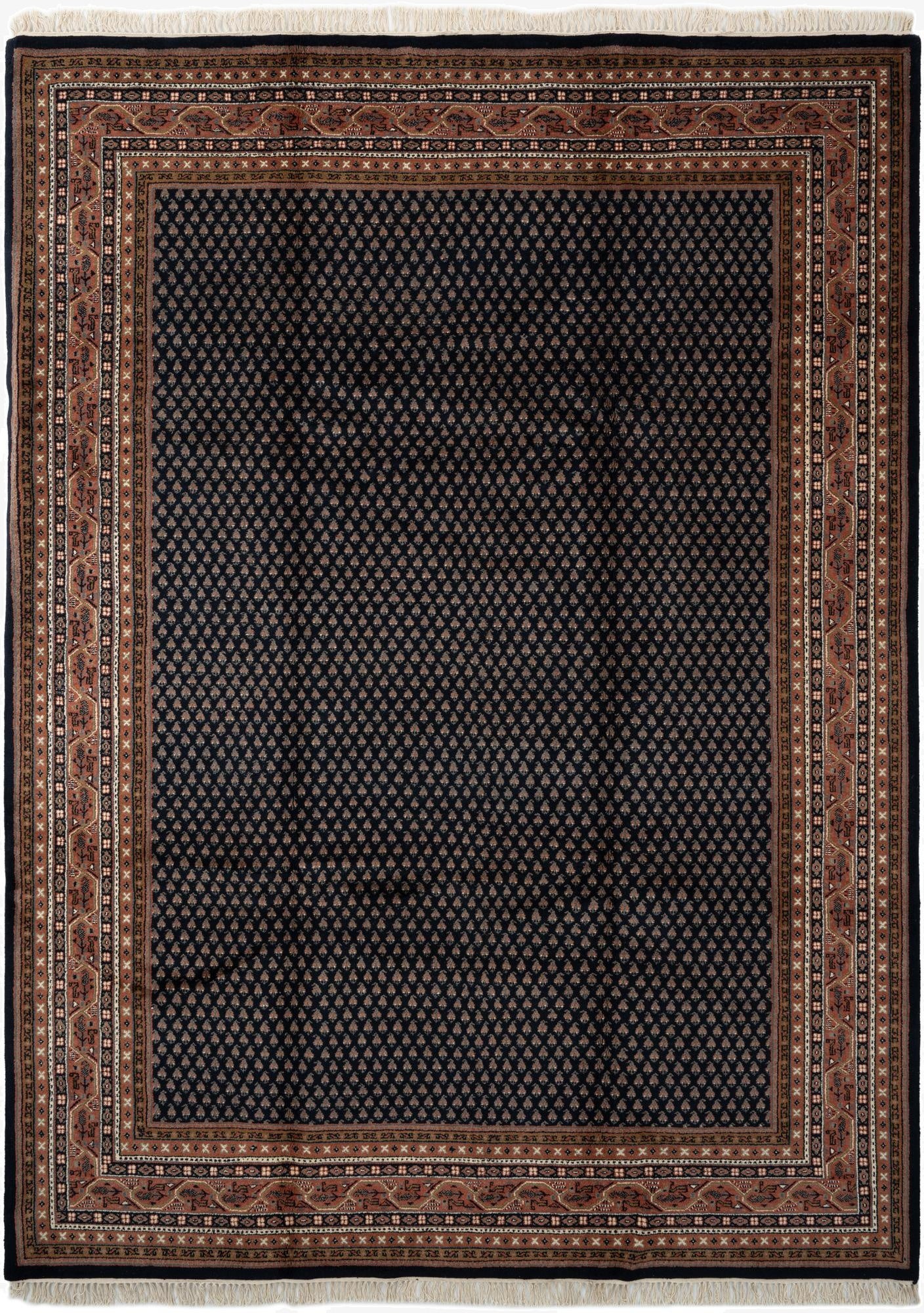  8' 3 x 11' 3  Hand Knotted Mir Wool Rug