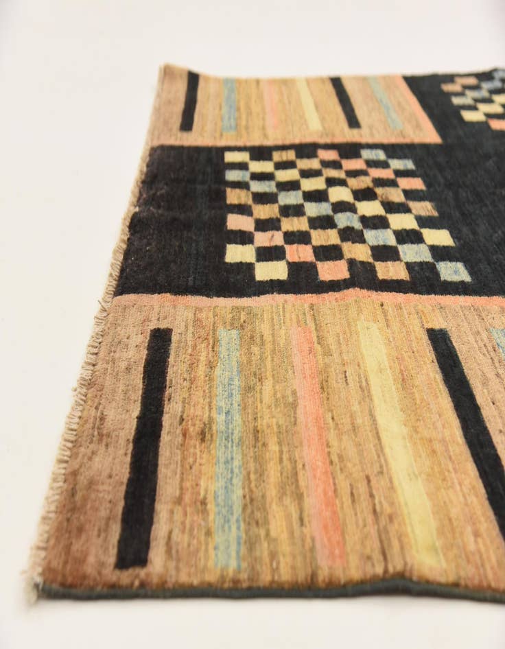 Detail image of  4' 10 x 6' 10  Hand Knotted Modern Ziegler Rug
