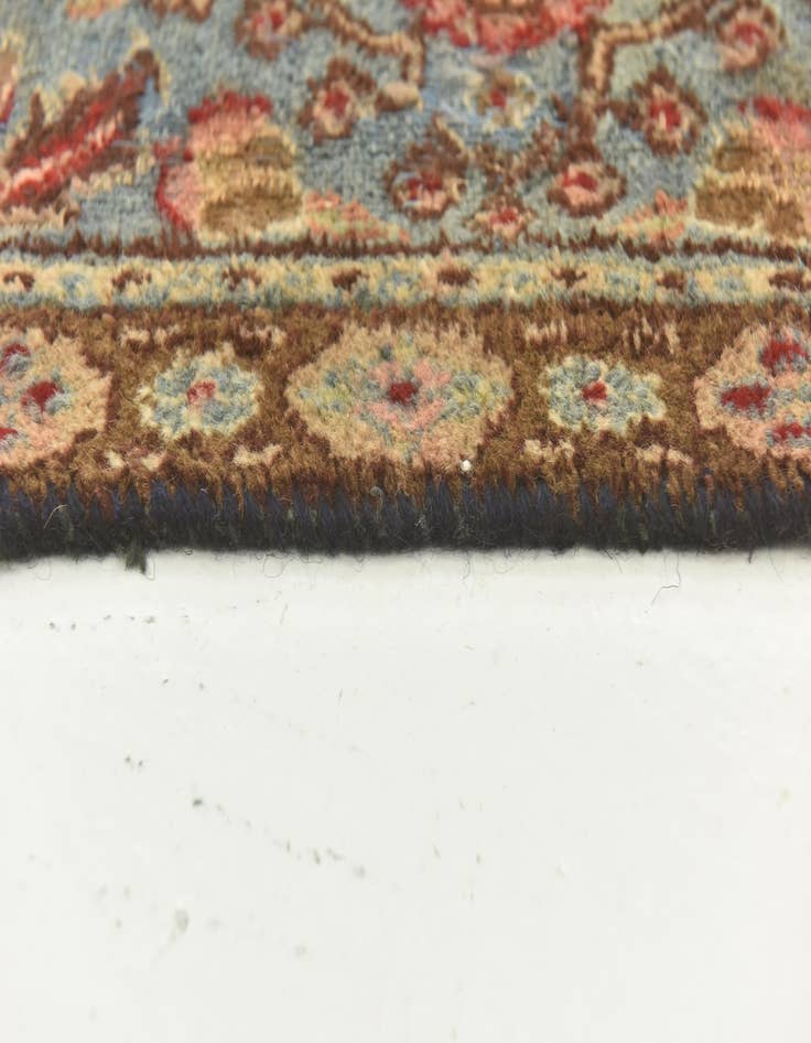 Detail image of  6' 10 x 11'  Hand Knotted Mood Persian Wool Rug