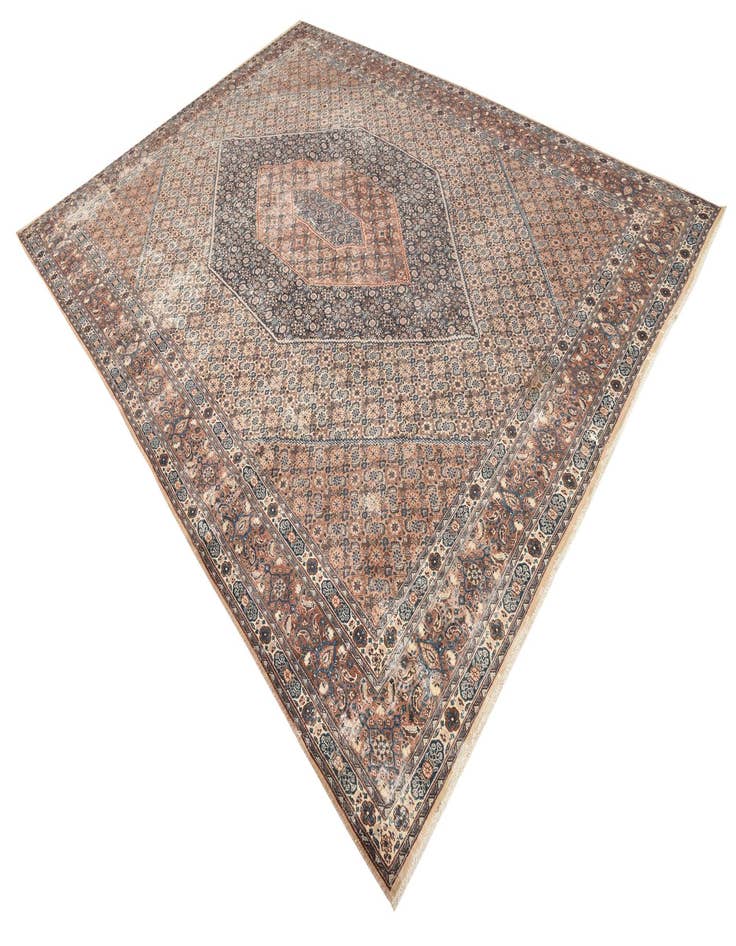 Detail image of  8' 8 x 12' 3  Hand Knotted Mood Persian Wool Rug