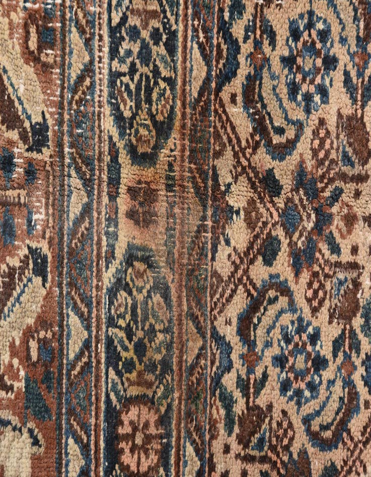Detail image of  8' 8 x 12' 3  Hand Knotted Mood Persian Wool Rug