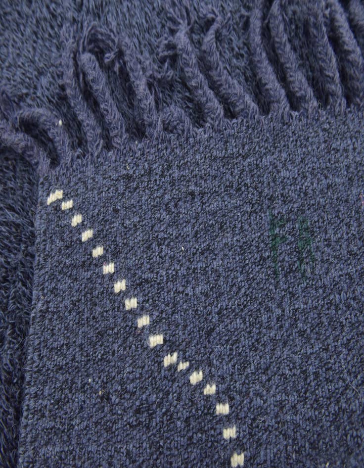 Detail image of  4' 8 x 8' 6  Hand Knotted Moroccan Wool Rug