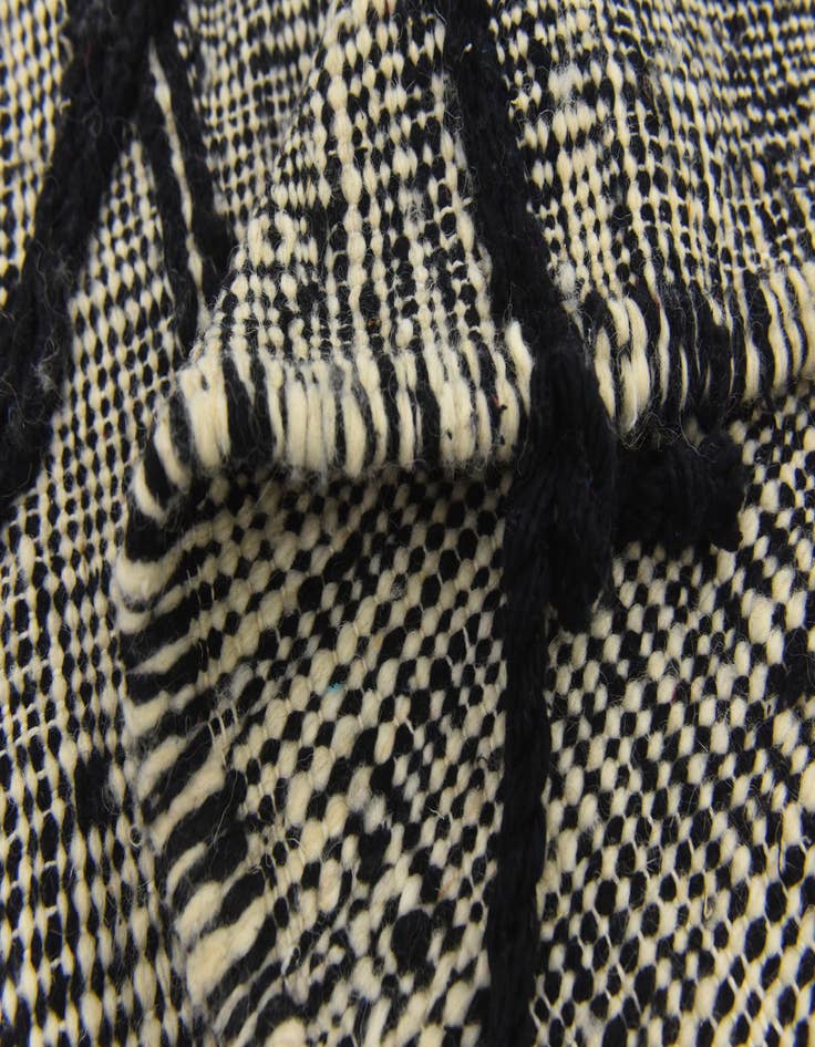 Detail image of  6' 3 x 10' 4  Hand Knotted Moroccan Wool Rug