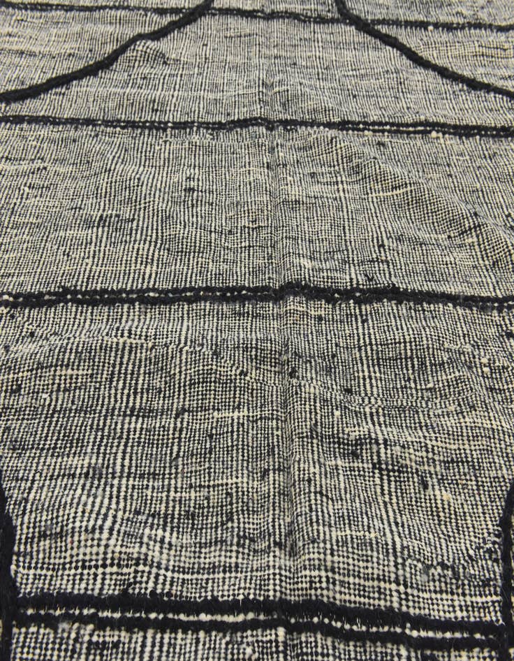 Detail image of  6' 3 x 10' 4  Hand Knotted Moroccan Wool Rug