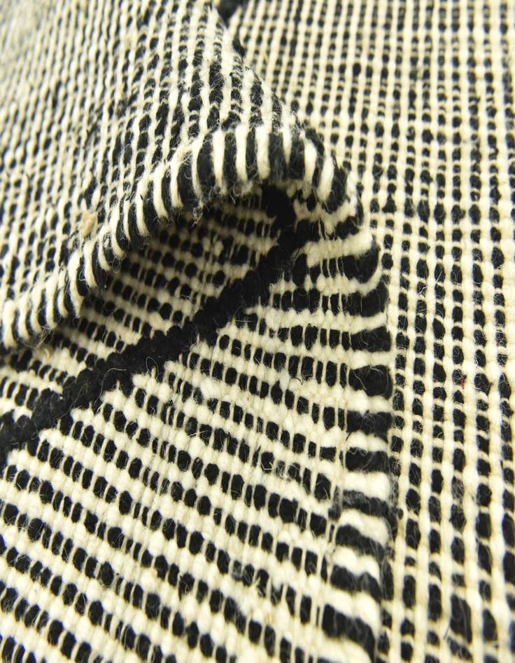 Detail image of  6' 5 x 9' 7  Hand Knotted Moroccan Wool Rug