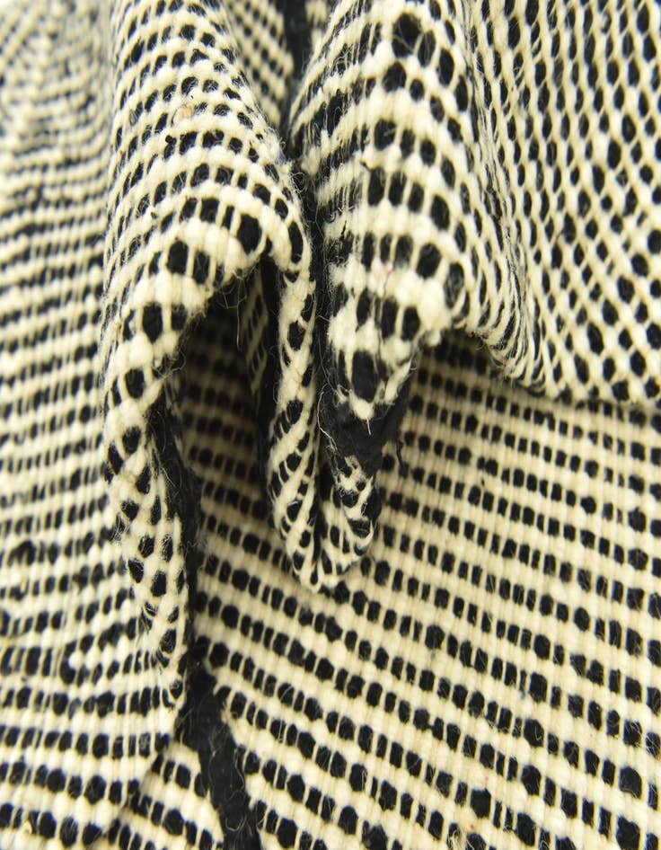 Detail image of  6' 5 x 9' 7  Hand Knotted Moroccan Wool Rug