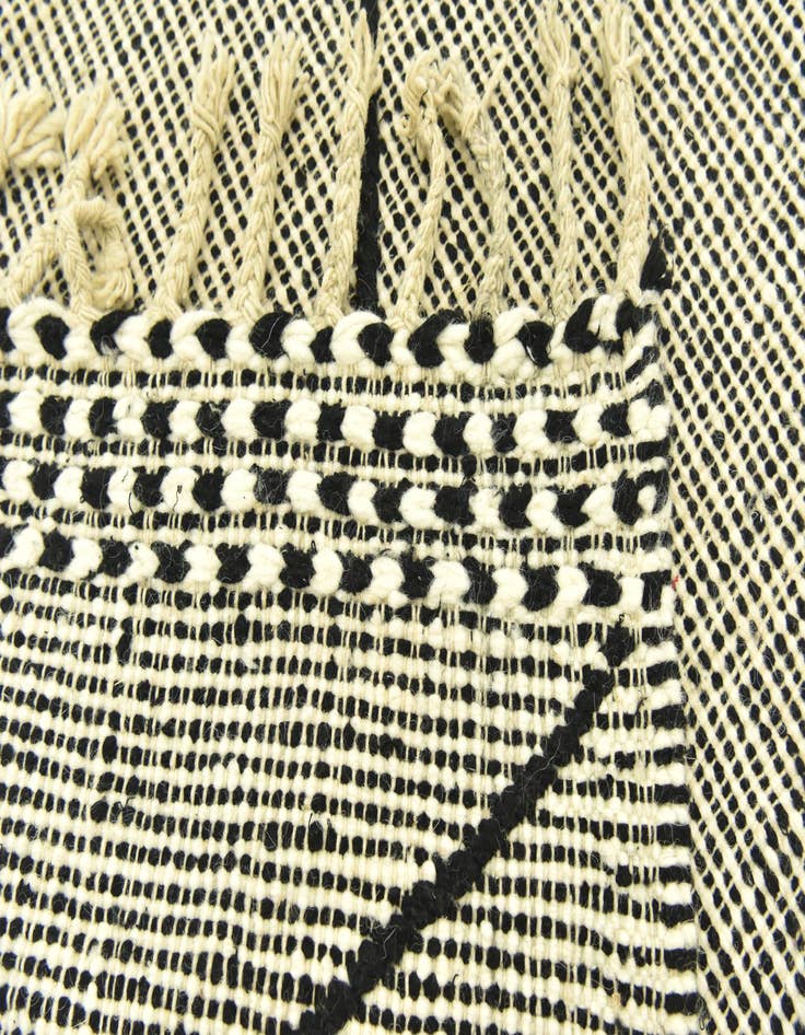 Detail image of  6' 5 x 9' 7  Hand Knotted Moroccan Wool Rug