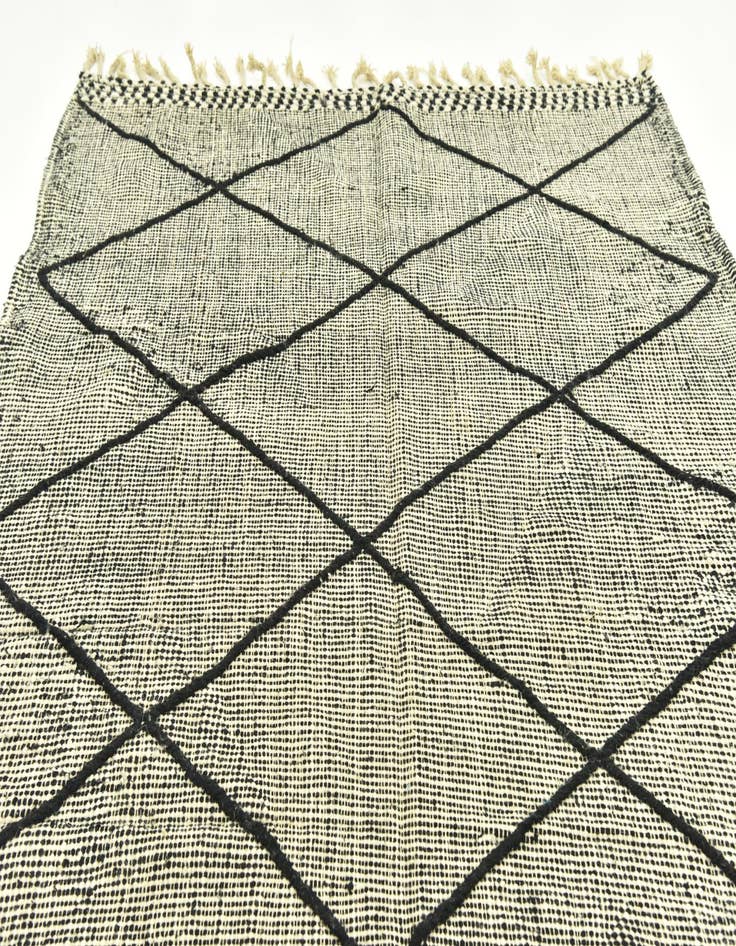 Detail image of  6' 5 x 9' 7  Hand Knotted Moroccan Wool Rug