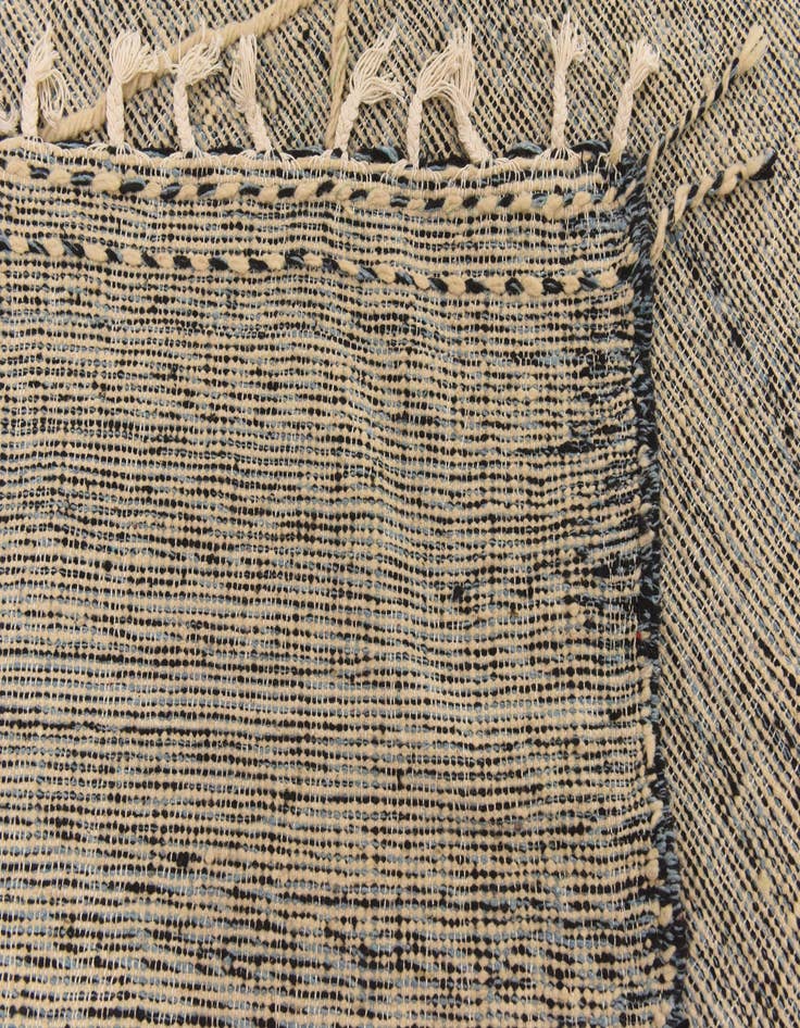 Detail image of  6' 2 x 9' 2  Hand Knotted Moroccan Wool Rug