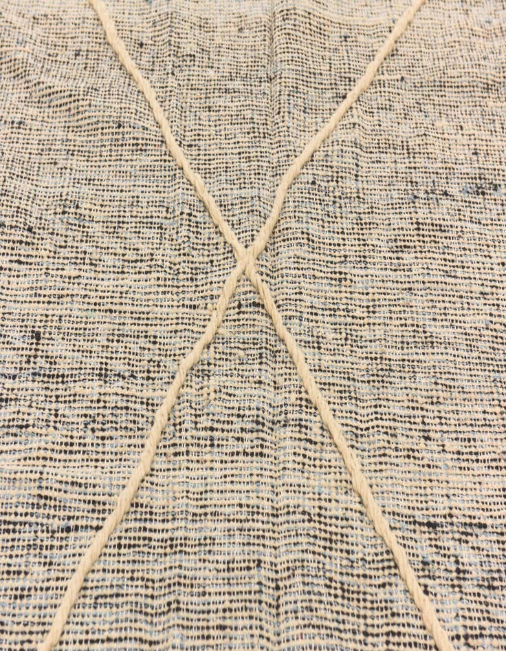 Detail image of  6' 2 x 9' 2  Hand Knotted Moroccan Wool Rug