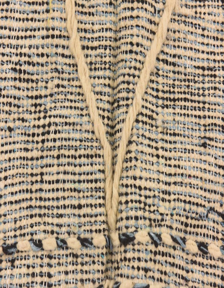 Detail image of  6' 2 x 9' 2  Hand Knotted Moroccan Wool Rug