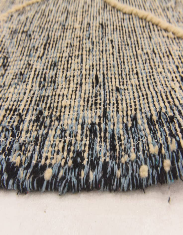 Detail image of  6' 2 x 9' 2  Hand Knotted Moroccan Wool Rug