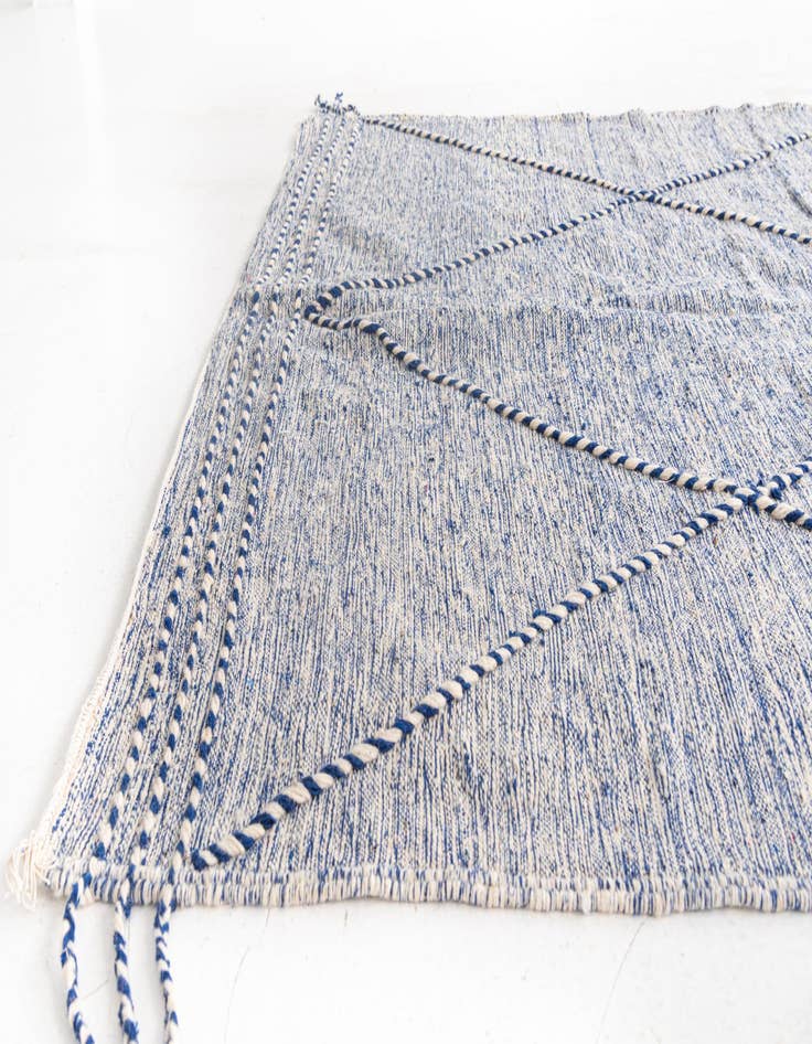 Detail image of  6' 4 x 10' 3  Hand Knotted Moroccan Wool Rug