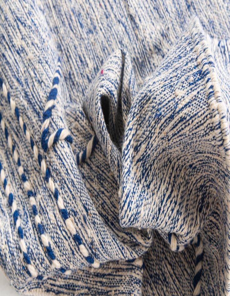 Detail image of  6' 4 x 10' 3  Hand Knotted Moroccan Wool Rug