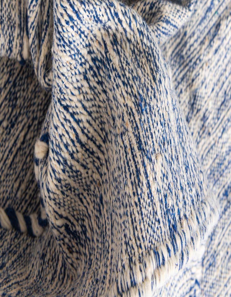 Detail image of  6' 4 x 10' 3  Hand Knotted Moroccan Wool Rug