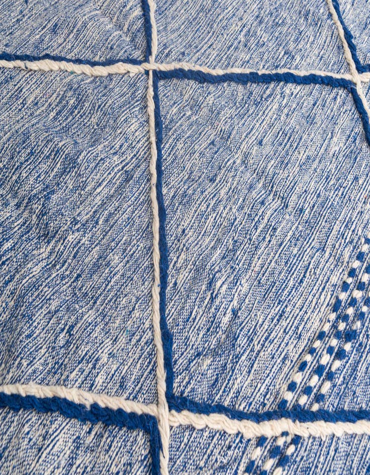 Detail image of  6' 5 x 10'  Hand Knotted Moroccan Wool Rug