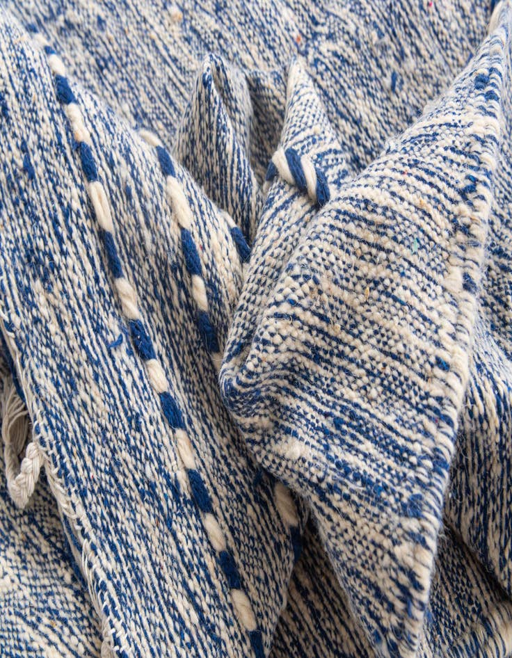 Detail image of  6' 3 x 9' 9  Hand Knotted Moroccan Wool Rug