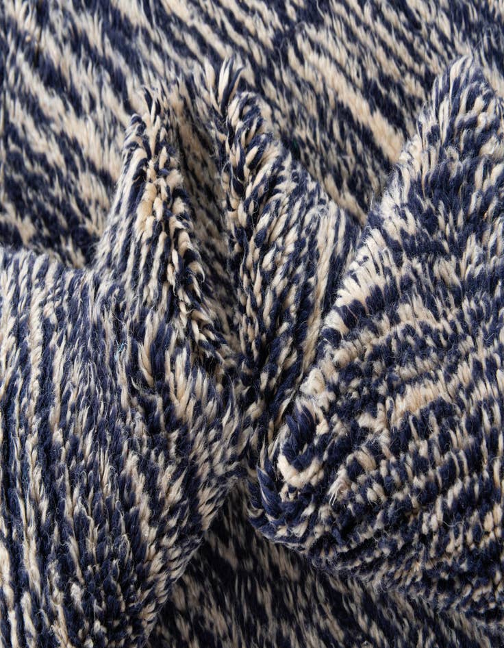 Detail image of  7' x 8' 8  Hand Knotted Moroccan Wool Rug