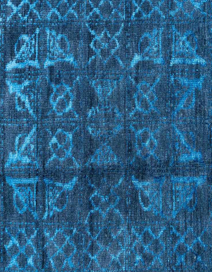 Detail image of  5' 9 x 9' 1  Hand Knotted Moroccan Rug