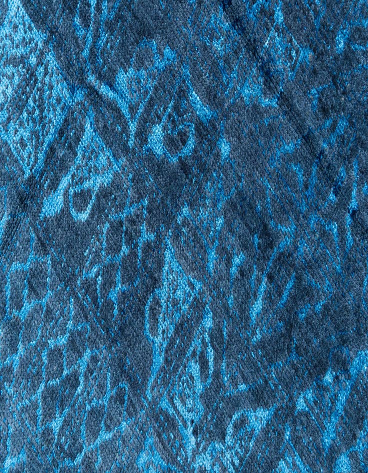 Detail image of  5' 9 x 9' 1  Hand Knotted Moroccan Rug