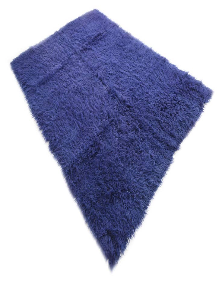 Detail image of  6' 5 x 9' 2  Hand Knotted Moroccan Wool Rug