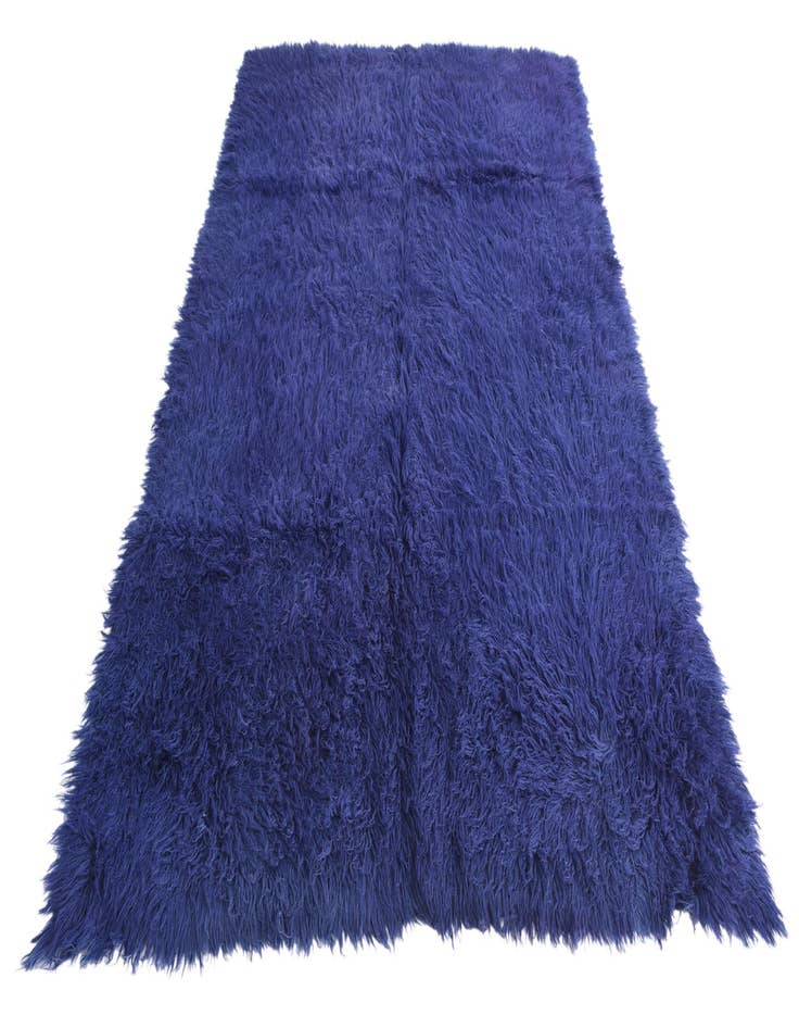 Detail image of  6' 5 x 9' 2  Hand Knotted Moroccan Wool Rug