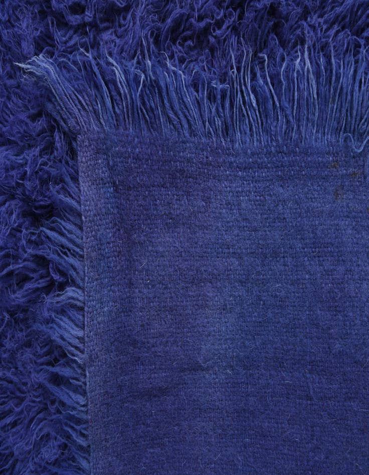 Detail image of  6' 5 x 9' 2  Hand Knotted Moroccan Wool Rug