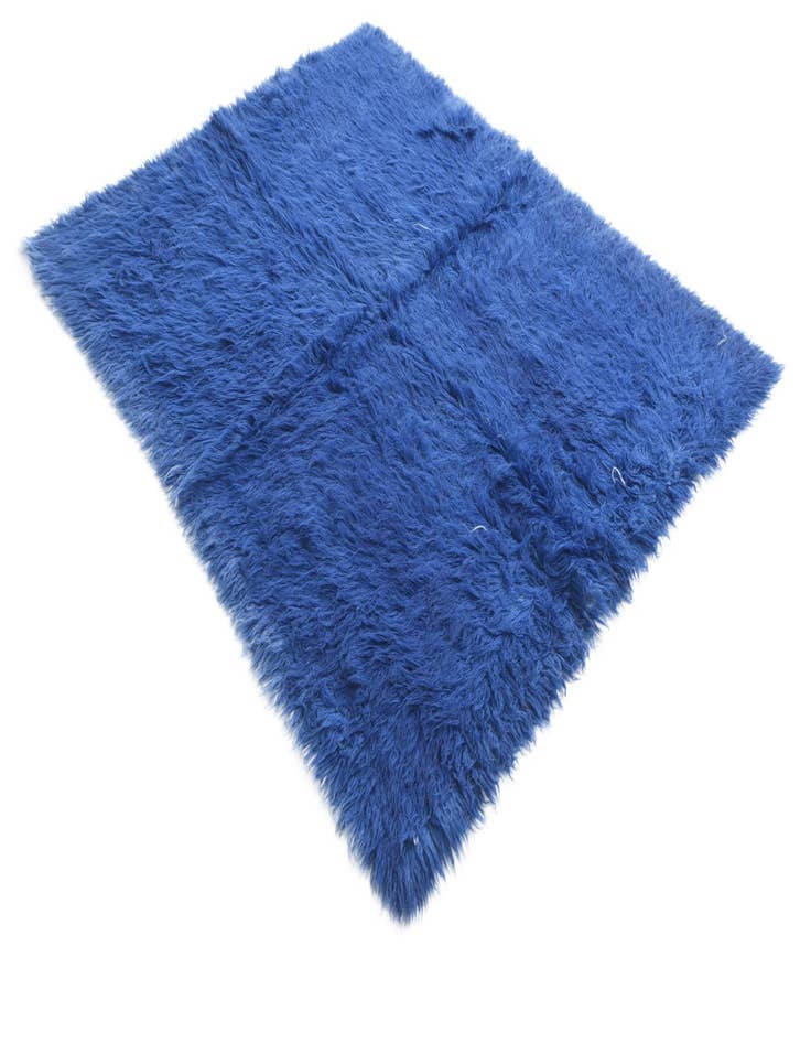 Detail image of  5' x 6' 4  Hand Knotted Moroccan Wool Rug