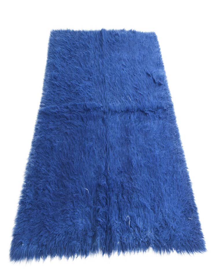 Detail image of  5' x 6' 4  Hand Knotted Moroccan Wool Rug